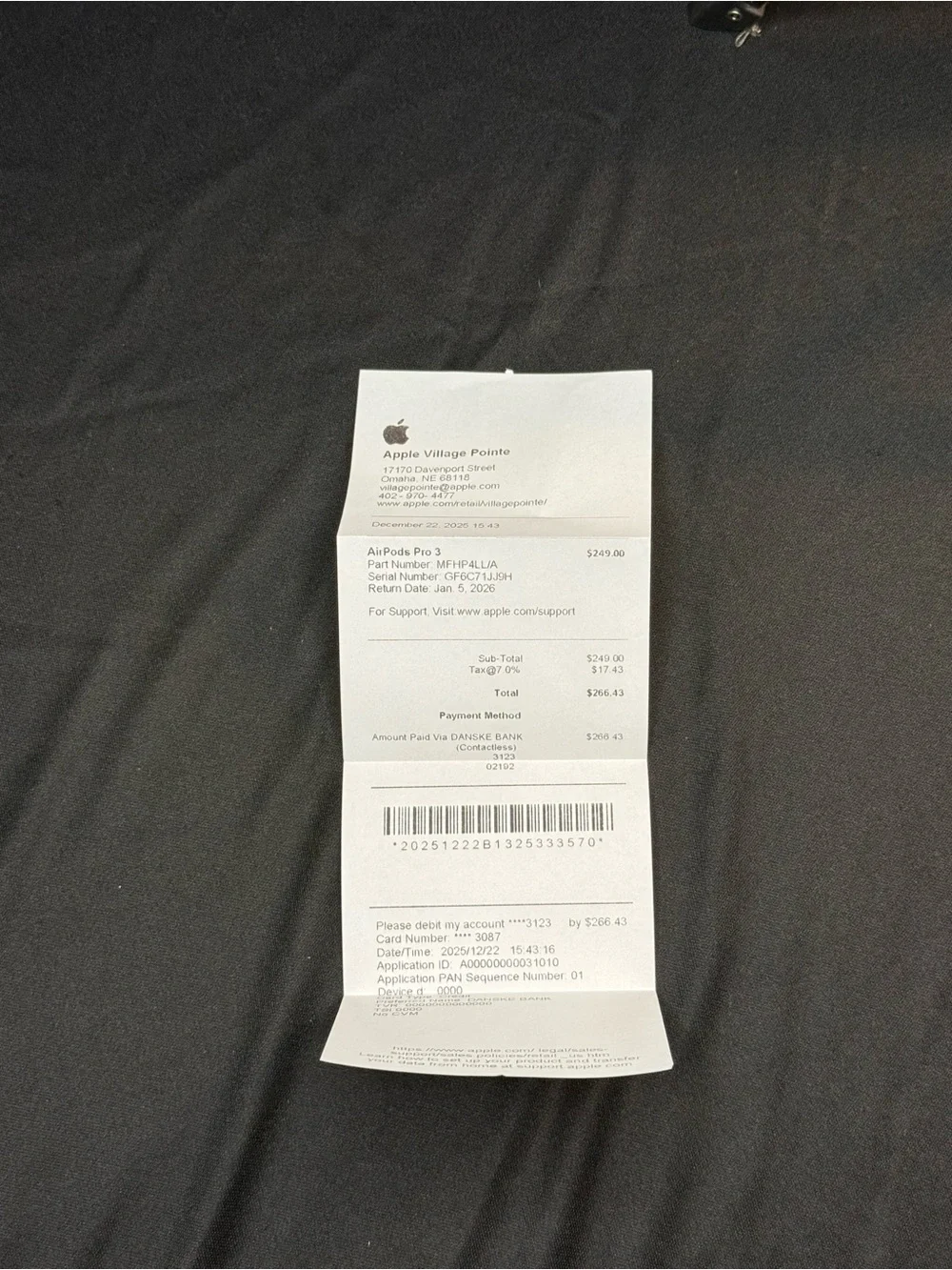 AirPod Pro Gen 3’s Brand New With receipt